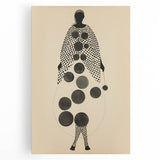 Abstract Monochrome Electric Art - Geometric Silhouette Wall Decor