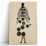 Abstract Monochrome Electric Art - Geometric Silhouette Wall Decor