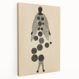 Abstract Monochrome Electric Art - Geometric Silhouette Wall Decor