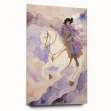 Elegant Electric Rider Art – Vibrant Modern Electric Wall Canvas Decor