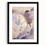 Elegant Electric Rider Art – Vibrant Modern Electric Wall Canvas Decor