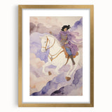 Elegant Electric Rider Art – Vibrant Modern Electric Wall Canvas Decor