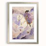 Elegant Electric Rider Art – Vibrant Modern Electric Wall Canvas Decor