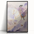 Elegant Electric Rider Art – Vibrant Modern Electric Wall Canvas Decor