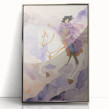 Elegant Electric Rider Art – Vibrant Modern Electric Wall Canvas Decor