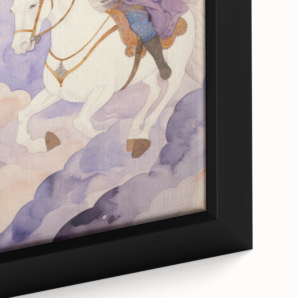 Elegant Electric Rider Art – Vibrant Modern Electric Wall Canvas Decor