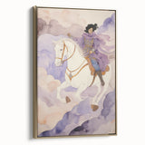 Elegant Electric Rider Art – Vibrant Modern Electric Wall Canvas Decor