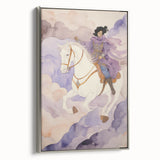 Elegant Electric Rider Art – Vibrant Modern Electric Wall Canvas Decor