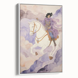 Elegant Electric Rider Art – Vibrant Modern Electric Wall Canvas Decor