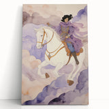 Elegant Electric Rider Art – Vibrant Modern Electric Wall Canvas Decor