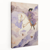 Elegant Electric Rider Art – Vibrant Modern Electric Wall Canvas Decor