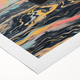 Vibrant Electric Monster Art - Bold Abstract Wall Decor for Kids