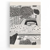 Abstract Electric Wall Art - Vibrant Modern Electric Decor Canvas Print