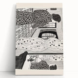 Abstract Electric Wall Art - Vibrant Modern Electric Decor Canvas Print