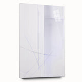 "Modern Electric Art Canvas - Abstract Vibrant Lines and Minimalist Decor"