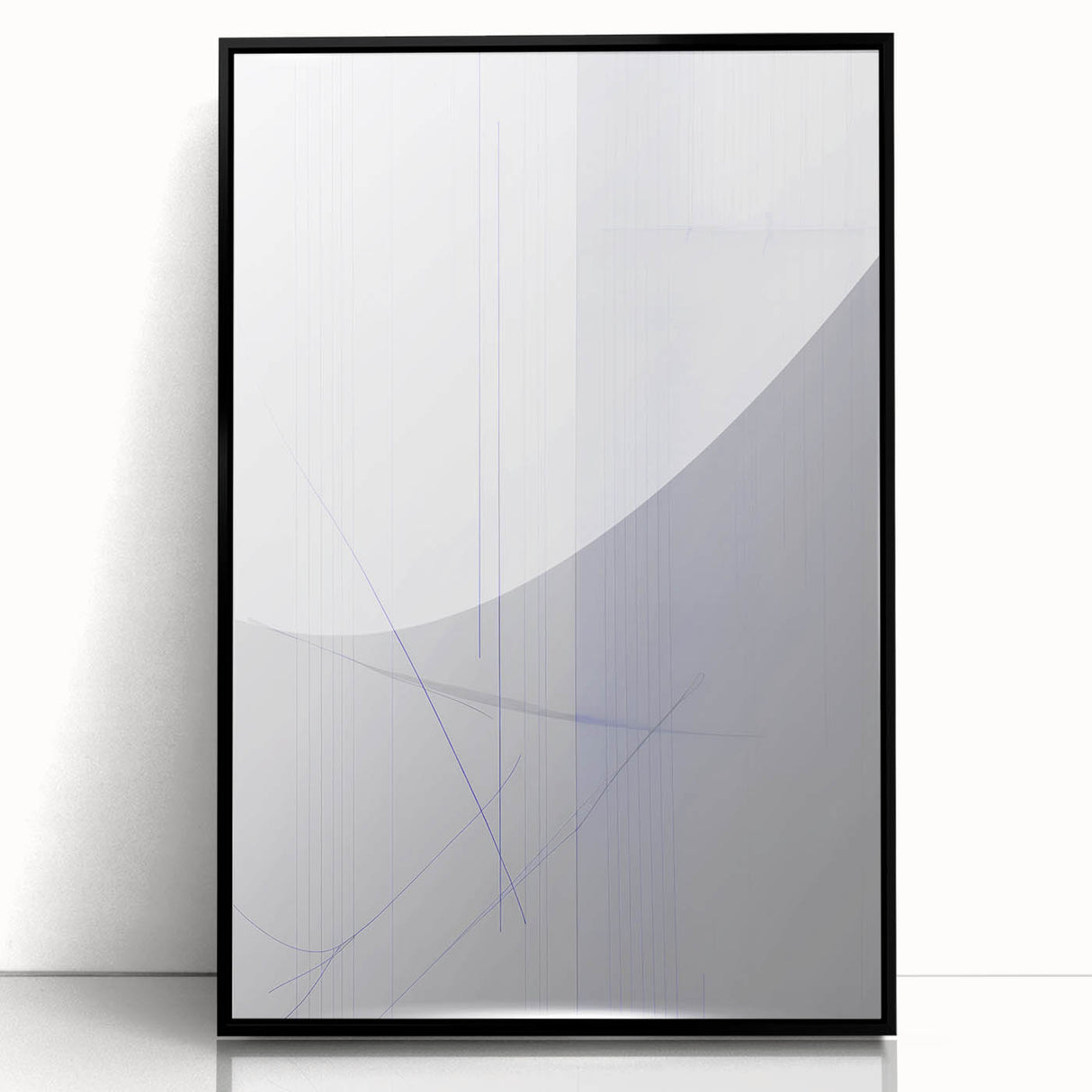 "Modern Electric Art Canvas - Abstract Vibrant Lines and Minimalist Decor"