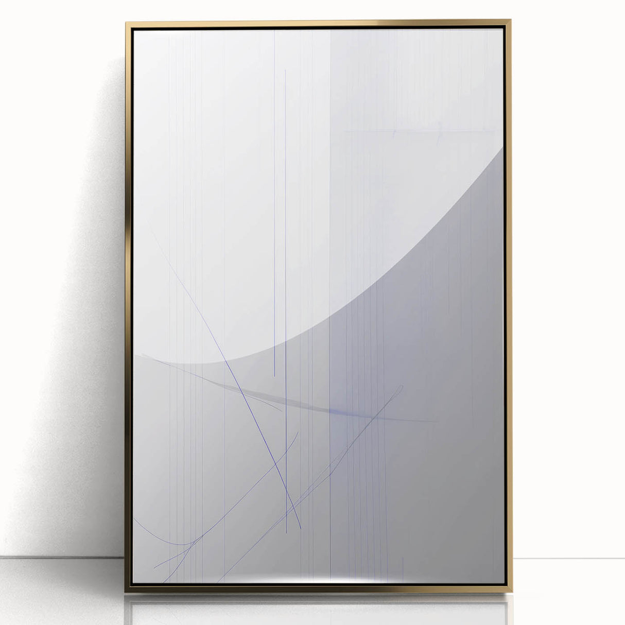 "Modern Electric Art Canvas - Abstract Vibrant Lines and Minimalist Decor"