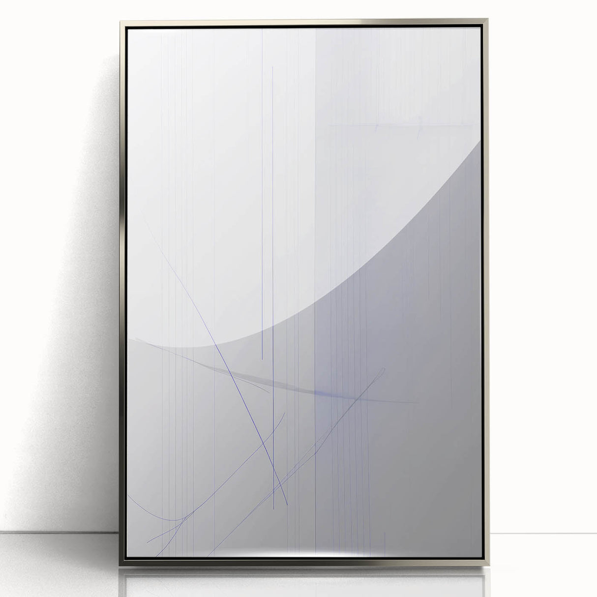 "Modern Electric Art Canvas - Abstract Vibrant Lines and Minimalist Decor"
