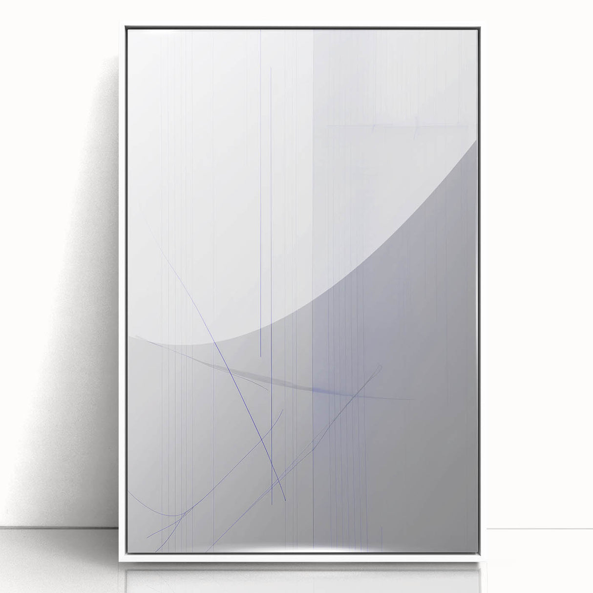 "Modern Electric Art Canvas - Abstract Vibrant Lines and Minimalist Decor"