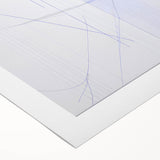 "Modern Electric Art Canvas - Abstract Vibrant Lines and Minimalist Decor"