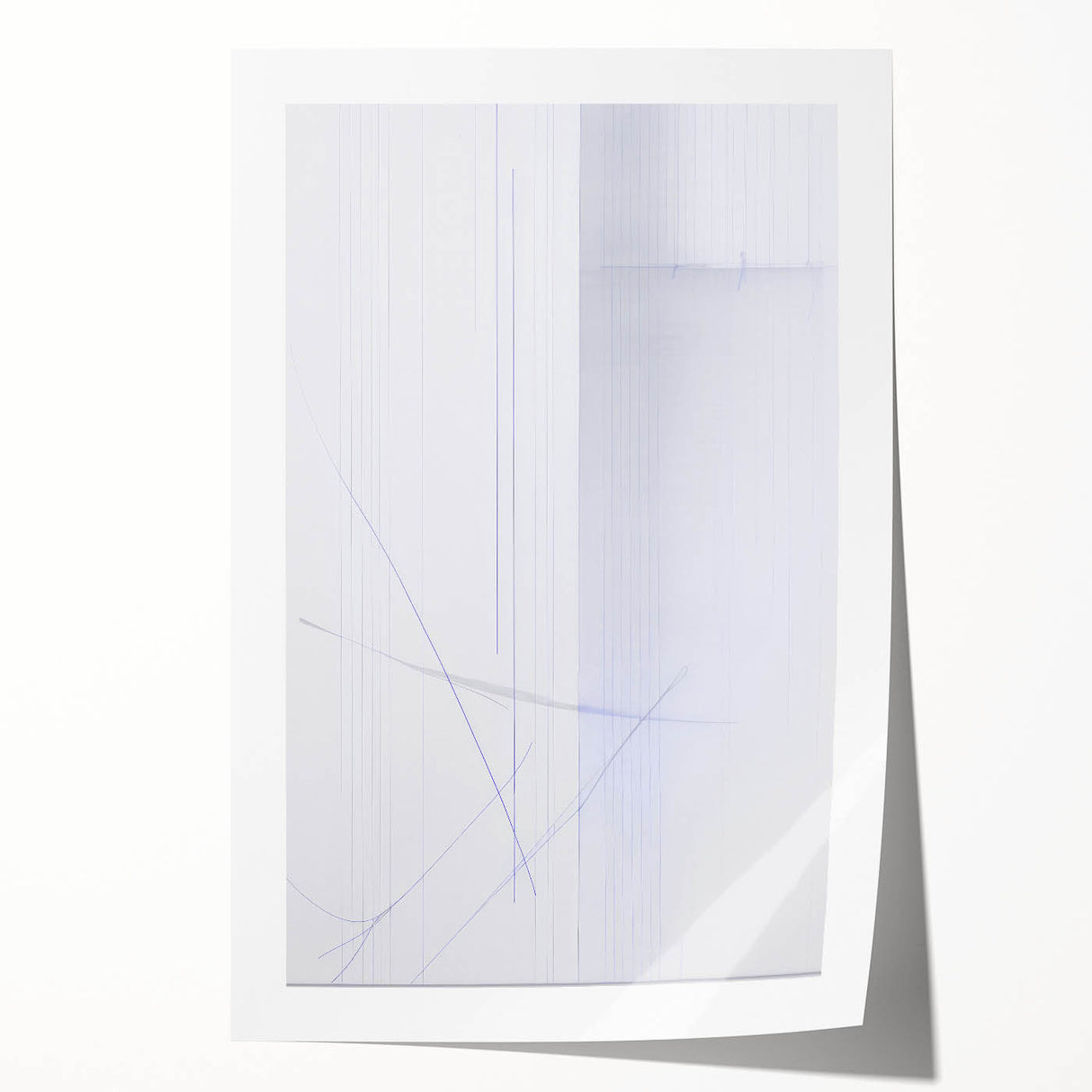 "Modern Electric Art Canvas - Abstract Vibrant Lines and Minimalist Decor"