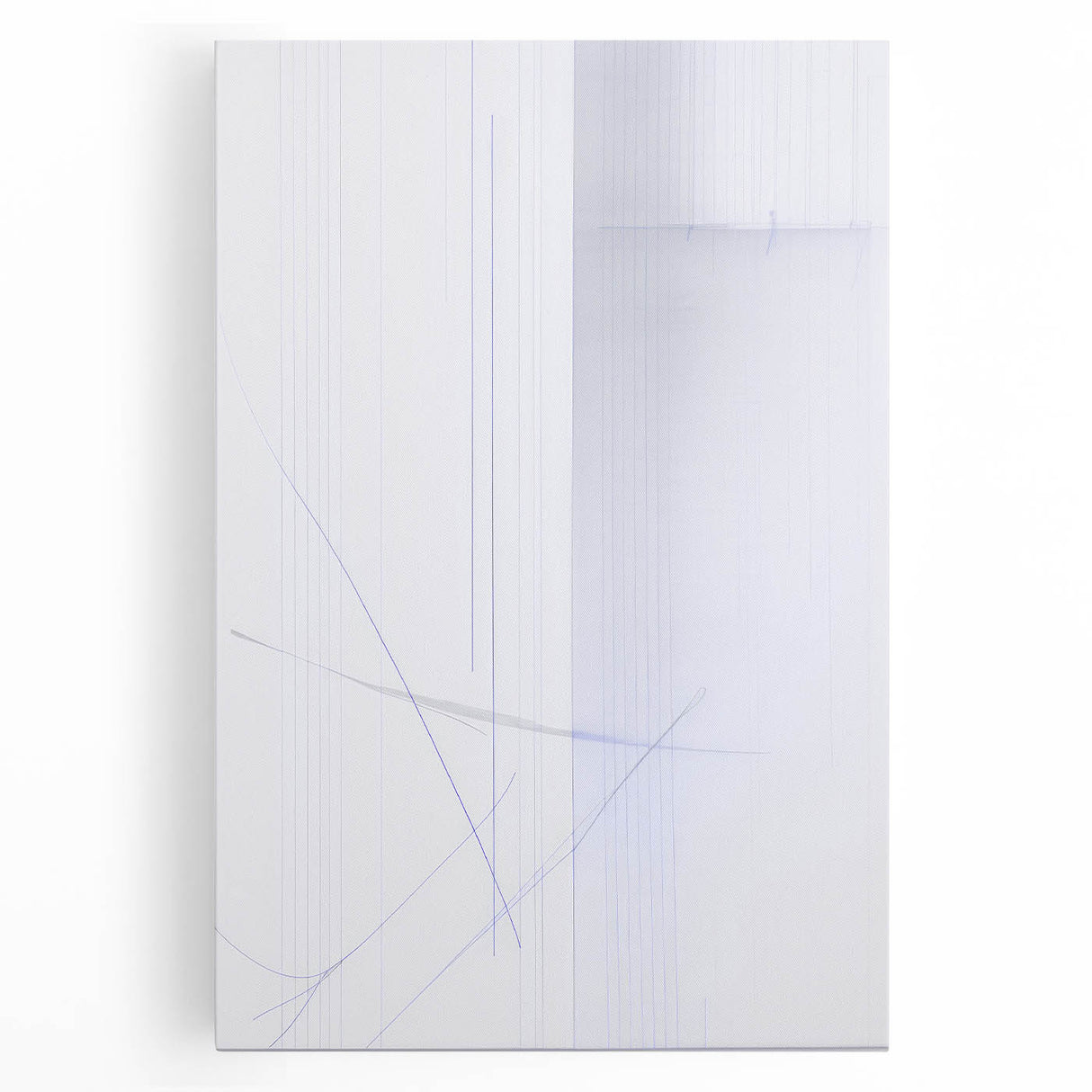"Modern Electric Art Canvas - Abstract Vibrant Lines and Minimalist Decor"