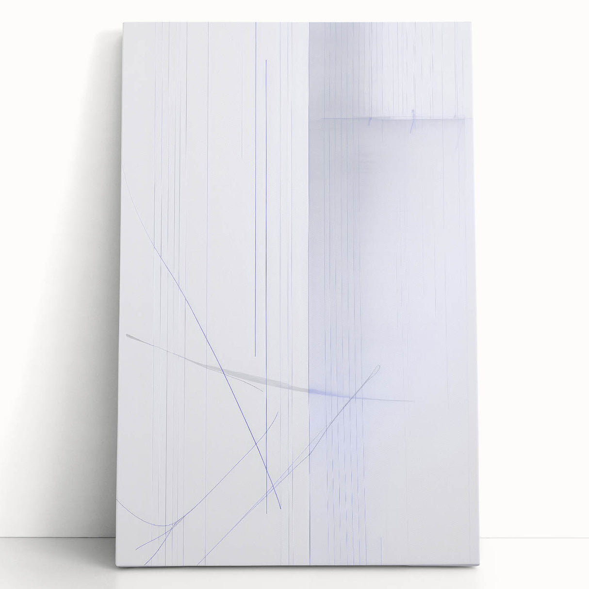"Modern Electric Art Canvas - Abstract Vibrant Lines and Minimalist Decor"