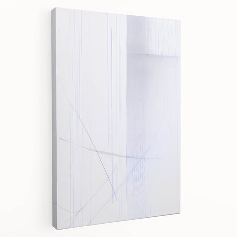 "Modern Electric Art Canvas - Abstract Vibrant Lines and Minimalist Decor"