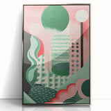 Abstract Electric Canvas Art - Vibrant and Bold Modern Electric Decor