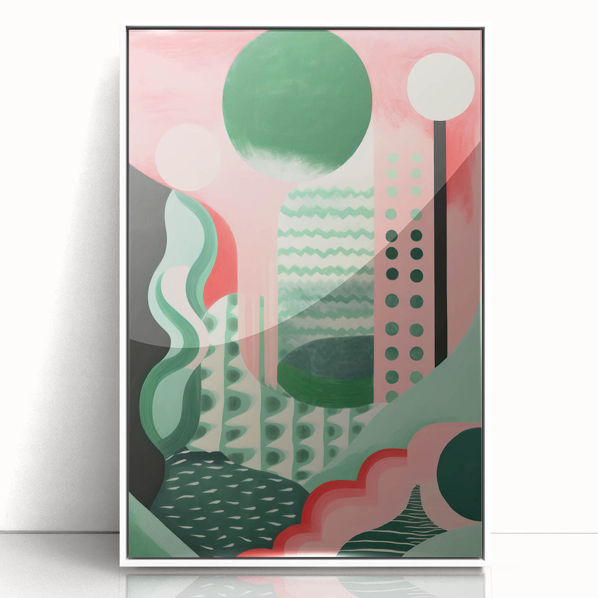 Abstract Electric Canvas Art - Vibrant and Bold Modern Electric Decor