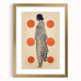 Modern Electric Wall Art - Abstract Silhouette with Vibrant Orange Accents