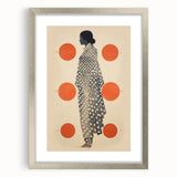 Modern Electric Wall Art - Abstract Silhouette with Vibrant Orange Accents