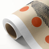 Modern Electric Wall Art - Abstract Silhouette with Vibrant Orange Accents