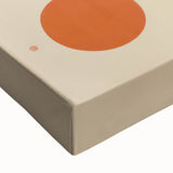 Modern Electric Wall Art - Abstract Silhouette with Vibrant Orange Accents