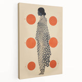 Modern Electric Wall Art - Abstract Silhouette with Vibrant Orange Accents