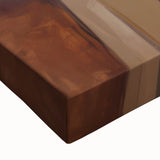 Expressive Electric Wall Art - Warm Portrait of Man in Orange Tones