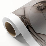 Abstract Electric Portrait - Modern Geometric Art for Contemporary Decor