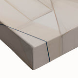 Geometric Electric Portrait - Abstract Minimalist Art for Modern Spaces