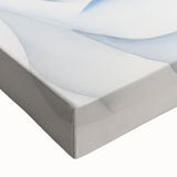 Abstract Electric Portrait - Blue Fluid Face Art for Modern Decor