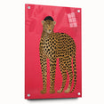 Vibrant Leopard Electric Art - Bold Animal Print Canvas for Modern Decor
