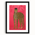 Vibrant Leopard Electric Art - Bold Animal Print Canvas for Modern Decor