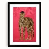 Vibrant Leopard Electric Art - Bold Animal Print Canvas for Modern Decor