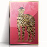 Vibrant Leopard Electric Art - Bold Animal Print Canvas for Modern Decor
