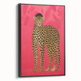 Vibrant Leopard Electric Art - Bold Animal Print Canvas for Modern Decor