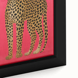 Vibrant Leopard Electric Art - Bold Animal Print Canvas for Modern Decor