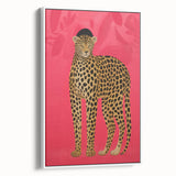 Vibrant Leopard Electric Art - Bold Animal Print Canvas for Modern Decor