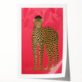 Vibrant Leopard Electric Art - Bold Animal Print Canvas for Modern Decor