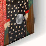 Playful Leopard Duo Art - Vibrant Animal Print Canvas for Modern Spaces