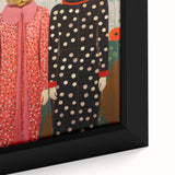 Playful Leopard Duo Art - Vibrant Animal Print Canvas for Modern Spaces