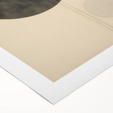 Minimalist Geometric Electric Art - Abstract Circles Canvas Decor